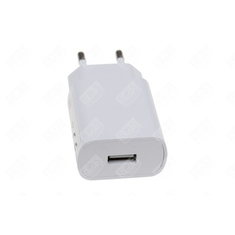 ADAPTATEUR DE CHARGE - USB -A WIT - 5V /2.4A D'ORIGINE TÉLÉPHONIE, SMARTPHONE - 728202