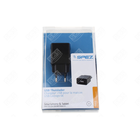 ADAPTATEUR DE CHARGE - USB A NOIR - 5V / 1A D'ORIGINE TÉLÉPHONIE, SMARTPHONE - 728201