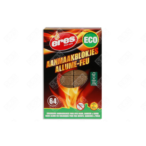 ALLUME-FEU ECO 64 STUKS D'ORIGINE POÊLE À BOIS, CHEMINÉE - ER11642