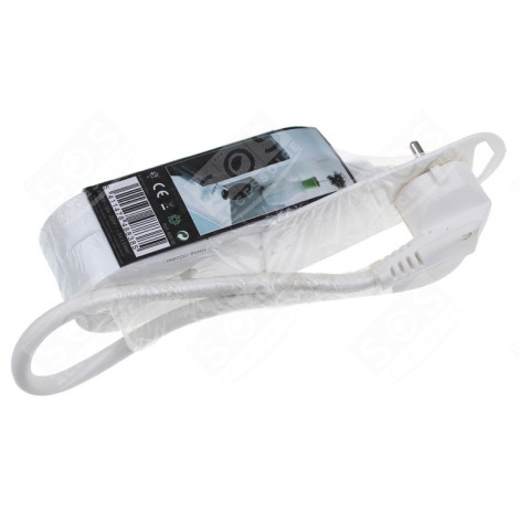 BLOC DESIGN 3 X 16A - 0,5 M - BLANC D'ORIGINE ÉLECTRICITÉ, DOMOTIQUE - 48838