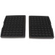 LOT DE 2 PLAQUE GAUFFRES D'ORIGINE GAUFRIER, CROQUE-MONSIEUR - 142361