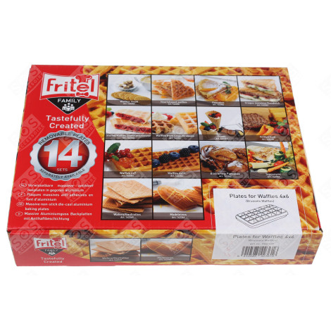 LOT DE 2 PLAQUE GAUFFRES D'ORIGINE GAUFRIER, CROQUE-MONSIEUR - 142361