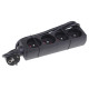 PRISE MULT+CORDON 4X16A RECTANG. NOIR 1.5M D'ORIGINE ÉLECTRICITÉ, DOMOTIQUE - 44022