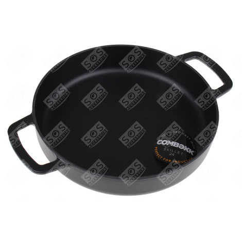 PLAT À FOUR EN FONTE NOIR - 24CM D'ORIGINE USTENSILE DE CUISINE - 192124BL02