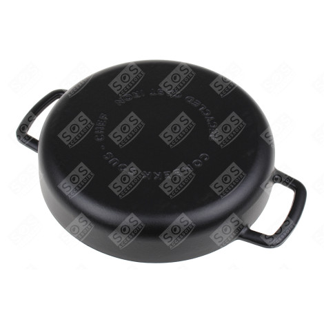 PLAT À FOUR EN FONTE NOIR - 24CM D'ORIGINE USTENSILE DE CUISINE - 192124BL02