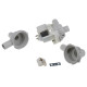 POMPE DE VIDANGE KIT HANNING MAGNETIQUE BAJONET - 30W MACHINE À LAVER, LAVE-LINGE - 08339140