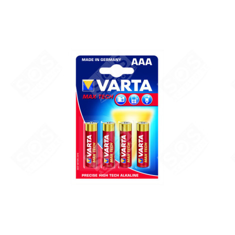 LOT DE 4 PILES MAX TECH AAA LR03 D'ORIGINE ACCESSOIRES ET ENTRETIEN - 4703101404