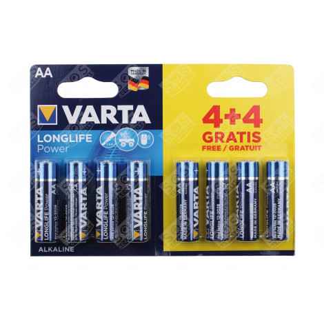 LOT DE 8 PILES AA LR06 D'ORIGINE ACCESSOIRES ET ENTRETIEN - 4906121448