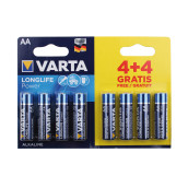 Lot de 8 piles aa lr06 d'origine