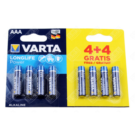 LOT DE 8 PILES LONGLIFE POWER LR03 AAA D'ORIGINE ACCESSOIRES ET ENTRETIEN - 4903121448