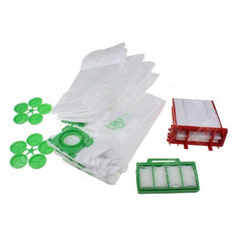 SAC ASPIRATEUR + KIT FILTRES - SEBO - SERIE K - EMB. 8PCS D'ORIGINE ASPIRATEUR - SEB0005