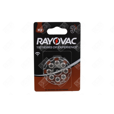 LOT DE 8 PILES AUDITIVES PR41 1.45V D'ORIGINE ACCESSOIRES ET ENTRETIEN - 4607745418