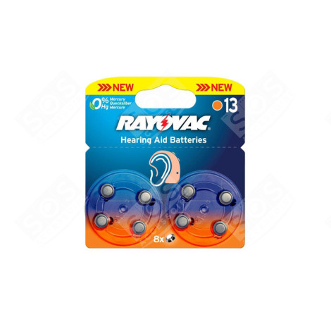 LOT DE 8 PILES AUDITIVES PR48 1.45V D'ORIGINE ACCESSOIRES ET ENTRETIEN - 4606745418