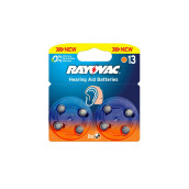 Lot de 8 piles auditives pr48 1.45v d'origine