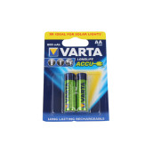 Lot de 2 piles rechargeables aa 800mah varta accu solar d'origine