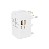 Adaptateur de voyage + chargeur 2 usb 2.4a (smart charge) d'origine