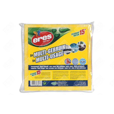LINGETTES MULTI-USAGES (PAR 5) - CLEANING MATCH 15 D'ORIGINE ACCESSOIRES ET ENTRETIEN - ER88274