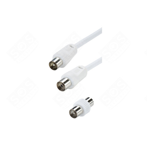TV 9,52MM - M / F - 2M + ADAPT M / M D'ORIGINE TÉLÉVISION - 724510