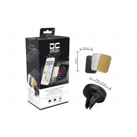 SUPPORT GRILLE D'AERATION - MAGNETIQUE UNIVERSEL D'ORIGINE TÉLÉPHONIE, SMARTPHONE - 736156