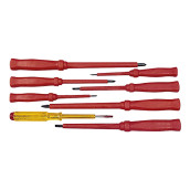 Tournevis gaine + testeur 230v 8 pièces: 4 tournev d'origine