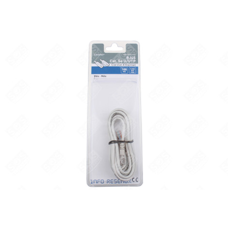 CÂBLE RJ45 CAT.5E-U/UTP-100MHZ-EFFICIENT-2M D'ORIGINE INFORMATIQUE - 722301