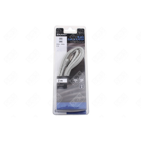 CORDON RJ45 M/M - CAT. 6 - F/UTP - 250MHZ - 2M D'ORIGINE INFORMATIQUE - 722154