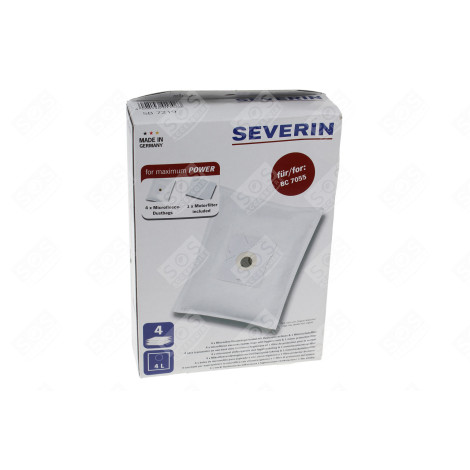 LOT DE 4 SACS AVEC FILTRE D'ORIGINE ASPIRATEUR - SB7219