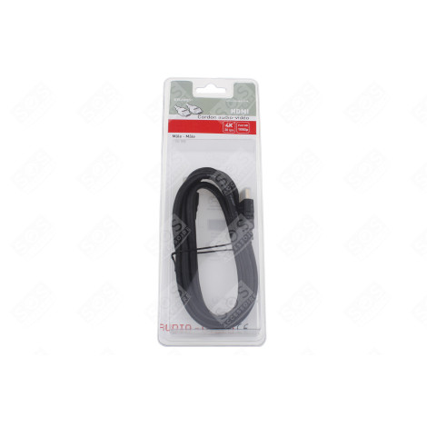 CABLE HDMI 4K EFFICIENT - ULTRA HD - 1M50 D'ORIGINE TÉLÉVISION - 722725