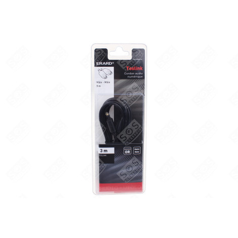 CABLE OPTIQUE 2X TOSLINK - 3M D'ORIGINE TÉLÉVISION - 721548
