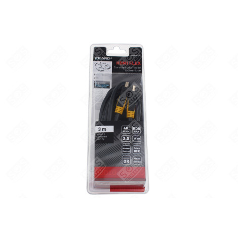 CABLE HDMI 4K FLEX-ULTRA HD-3M D'ORIGINE TÉLÉVISION - 726831