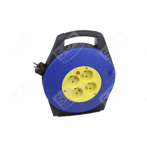 ENROULEUR 10M 4X16A 3X1.5MM PROT.THERM. ÉLECTRICITÉ, DOMOTIQUE - 89013