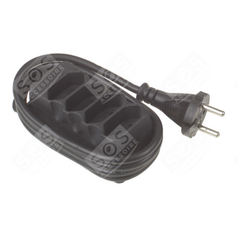 BLOC 4 PRISES 4 X2.5A AVEC CORDON NOIR CEBEC ÉLECTRICITÉ, DOMOTIQUE - 44504