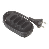 Bloc 4 prises 4 x2.5a avec cordon noir cebec Bloc 4 prises 4 x2.5a avec cordon noir cebec