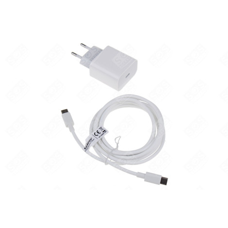 CHARGEUR 5V-3A + CABLE USB C 30W D'ORIGINE INFORMATIQUE - 728109