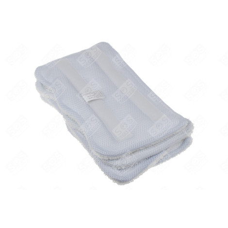 CHIFFONS DE NETTOYAGE EN MICROFIBRE 4 PIECES + TAPIS SEMELLE D'ORIGINE NETTOYEUR VAPEUR - ZB7213