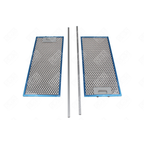 KIT FILTRE MÉTALLIQUE AVEC RAILS 840X176MM D'ORIGINE HOTTE - 576634