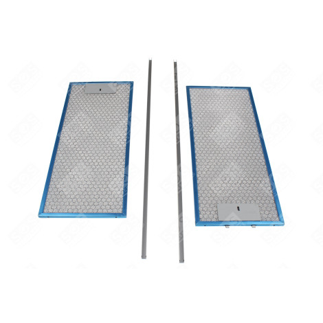 KIT FILTRE MÉTALLIQUE AVEC RAILS 840X176MM D'ORIGINE HOTTE - 576634