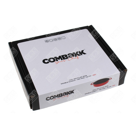 PLAT À FOUR EN FONTE ROUGE 24CM D'ORIGINE USTENSILE DE CUISINE - 192124RD02