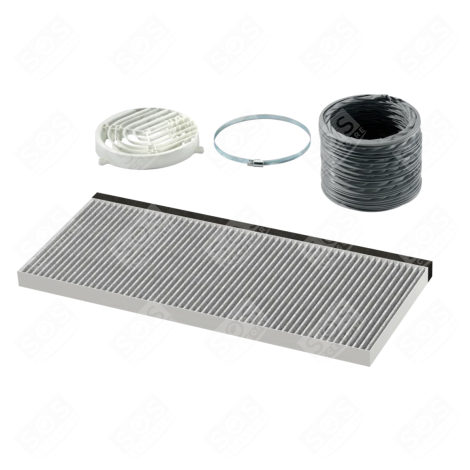 KIT, MODULE DE RECYCLAGE CLEANAIR 46,5 X 20 X 2,3 CM HOTTE - 17006608