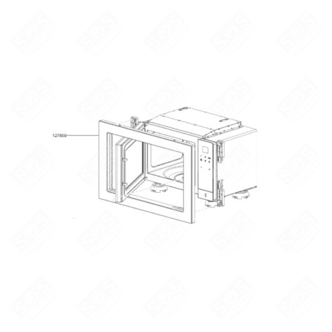 ENCADREMENT EXTÉRIEUR (REPÈRE 127859) FOUR MICRO-ONDES - 768550111