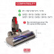 BROSSE COMPATIBLE V7 V8 V10 V11 V15 ASPIRATEUR - 967483-01