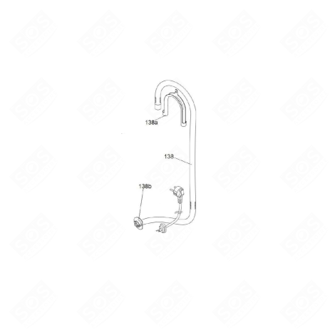 ATTACHE TUYAU LAVE-VAISSELLE - 41051190