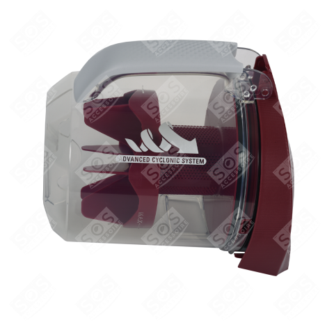 SÉPARATEUR COMPLET, BAC À POUSSIÈRE ROUGE FONCÉ ASPIRATEUR - SS-7235007419, SS7235007419