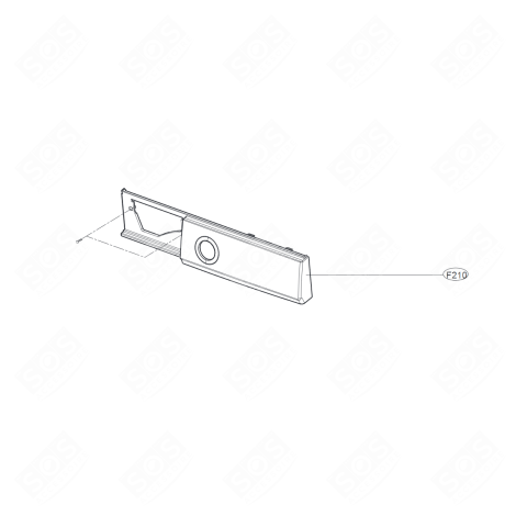 UNITÉ DE COMMANDE (REPÈRE F210) MACHINE À LAVER, LAVE-LINGE - AGL76733209