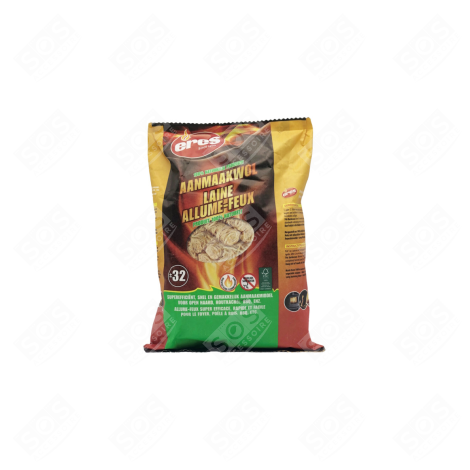 LAINE ALLUME FEUX D'ORIGINE POÊLE À BOIS, CHEMINÉE - ER11682