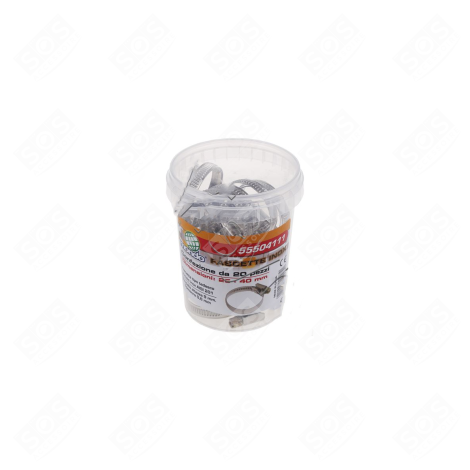 BOITE DE 20 COLLIERS DE SERRAGE 25-40 MM ACCESSOIRES ET ENTRETIEN - 3666356042540