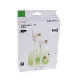 Cordon tv 9.52mm coudé à 90° m/f + adaptateur 5m d'origine