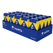 Lot de 20 piles alkalines 9v-block / e 6lr61 d'origine