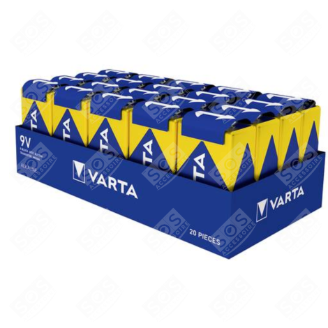 LOT DE 20 PILES ALKALINES 9V-BLOCK / E 6LR61 D'ORIGINE ACCESSOIRES ET ENTRETIEN - 4922121111