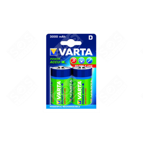 LOT DE 2 PILES RECHARGEABLES NI-MH HR20 D 1.2V 3000MAH D'ORIGINE ACCESSOIRES ET ENTRETIEN - 56720101402